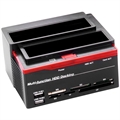 Multifunctionele USB 2.0 naar SATA/IDE Docking Station - Zwart