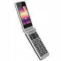 MyPhone Tango LTE Flip Telefoon met SOS & ICE Veiligheidsknoppen - Zwart / Zilver