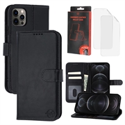 iPhone 12/12 Pro MyTPhone CardMate Leren Portemonnee Hoesje