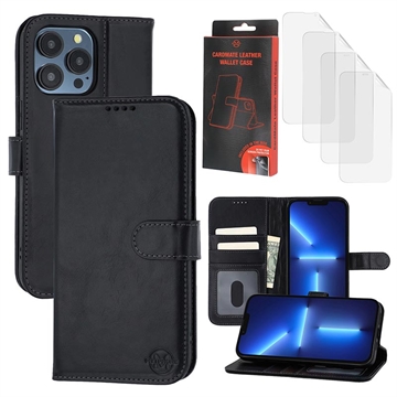 iPhone 13 Pro Max/12 Pro Max MyTPhone CardMate Leren Portemonnee Hoesje