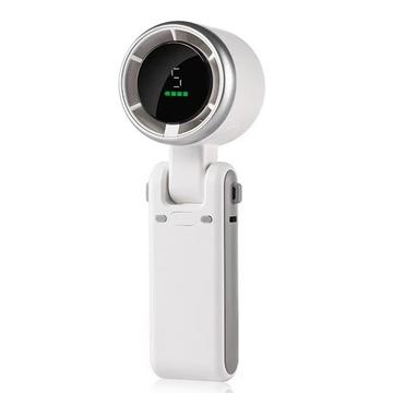 N607 Opvouwbare Turbo handheld ventilator met riem - Wit