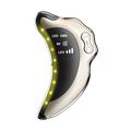 NY-S008 RF & EMS Gua Sha gezichtsmassager - 5-kleuren LED - Goud