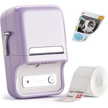 Niimbot B21 Pro Slimme etikettenprinter - 300DPI - Paars