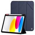 Nillkin Bevel iPad (2022) Smart Folio Hoesje - Blauw / Doorzichtig