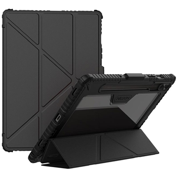 Samsung Galaxy Tab S10 FE Nillkin Bumper Smart Folio Hoesje - Zwart