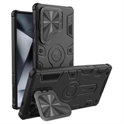 Samsung Galaxy S25 Ultra Nillkin CamShield Armor Prop Hybride Hoesje - MagSafe Compatibel - Zwart