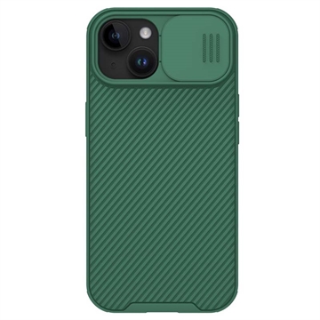 iPhone 15 Plus Nillkin CamShield Pro Hybride Hoesje - Groen
