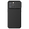 iPhone 15 Pro Nillkin CamShield Pro Hybride Hoesje - Zwart