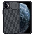 Nillkin CamShield Pro iPhone 12 mini TPU Cover - Zwart