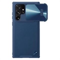 Nillkin CamShield S Samsung Galaxy S22 Ultra 5G Hybride Hoesje - Blauw