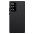 Nillkin Flex Pure Samsung Galaxy Note20 Ultra Vloeibaar Siliconen Hoesje - Zwart
