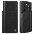 Samsung Galaxy Z Fold5 Nillkin Qin Pro Flip Hoesje - Zwart
