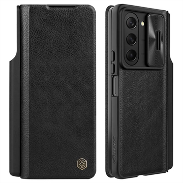 Samsung Galaxy Z Fold5 Nillkin Qin Pro Flip Hoesje - Zwart