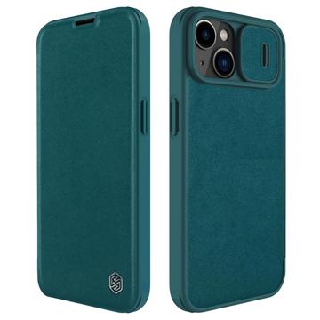 Nillkin Qin Pro Series iPhone 14 Flip Cover - Groen