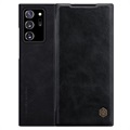 Nillkin Qin Series Samsung Galaxy Note20 Ultra Flip Cover - Zwart