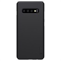 Nillkin Super Frosted Shield Samsung Galaxy S10 Cover - Zwart