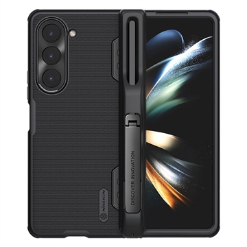 Nillkin Super Frosted Shield Fold Samsung Galaxy Z Fold5 Hoesje - Zwart