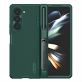 Nillkin Super Frosted Shield Fold Samsung Galaxy Z Fold5 Hoesje - Groen