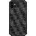 iPhone 11 Nillkin Synthetic Carbon Fiber Cover - Zwart