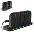 Nintendo Switch 1/2/OLED iPega PG-SW2062 9-in-1 oplaad- en koelstandaard met RGB
