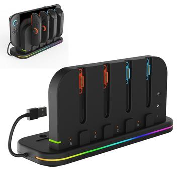 Nintendo Switch 1/2/OLED iPega PG-SW2062 9-in-1 oplaad- en koelstandaard met RGB