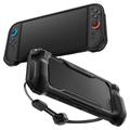 Nintendo Switch 2 Spigen Rugged Armor TPU Hoesje - Mat Zwart