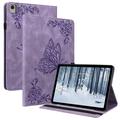 Nokia T21 Butterfly Series Folio Hoesje - Paars