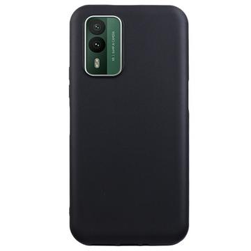 Nokia XR21 Anti-Vingerafdruk Mat TPU Hoesje - Zwart