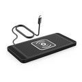Antislip siliconen draadloze autolader 15W - USB-C - Zwart