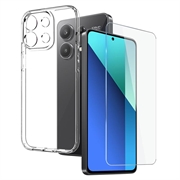 Xiaomi Redmi Note 13 4G Northjo 2-in-1 Beschermingsset - Doorzichtig