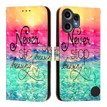 Nothing CMF Phone 2 Pro Wonder Series Portemonnee Hoesje - Stop nooit met dromen