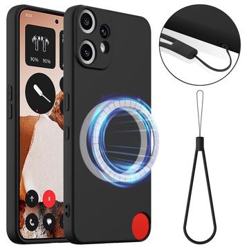 Nothing CMF Phone 2 Pro Liquid Siliconen Hoesje - MagSafe Compatibel - Zwart