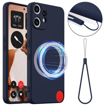 Nothing CMF Phone 2 Pro Liquid Siliconen Hoesje - MagSafe Compatibel - Donkerblauw