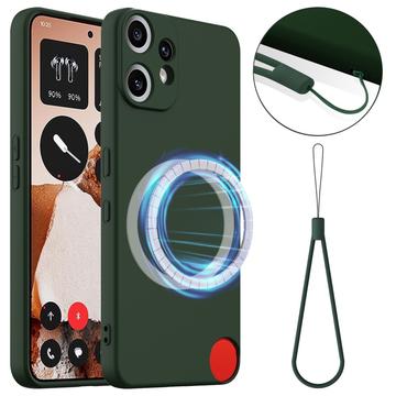 Nothing CMF Phone 2 Pro Liquid Siliconen Hoesje - MagSafe Compatibel - Donkergroen