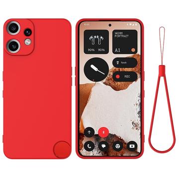 Nothing CMF Phone 2 Pro Vloeibare siliconen hoesje met polsbandje