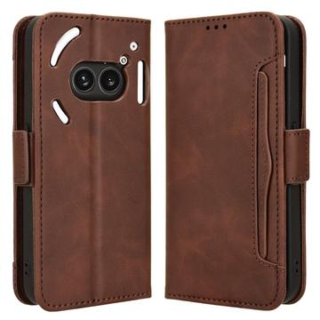 Nothing Phone (2a)/(2a) Plus Cardholder Series Portemonnee Hoesje - Bruin