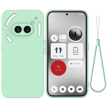 Nothing Phone (2a) Liquid Siliconen Hoesje - Groen