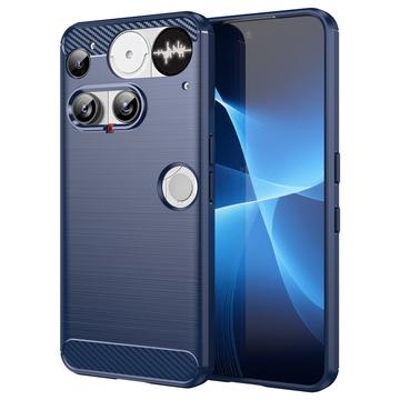 Nothing Phone (3) Geborsteld TPU Hoesje - Koolstofvezel