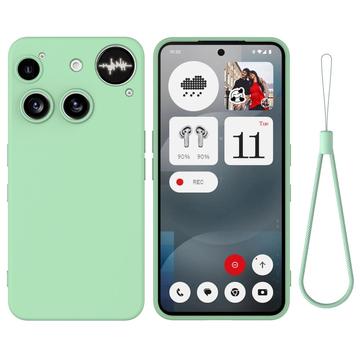 Nothing Phone (3) Vloeibare siliconen hoesje met polsbandje