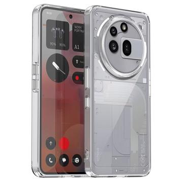 Nothing Phone (3a) Pro Anti-schok Hybride Hoesje - Durchsichtig