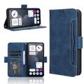 Nothing Phone (3a) Pro kaarthouder portemonnee hoesje - Blauw