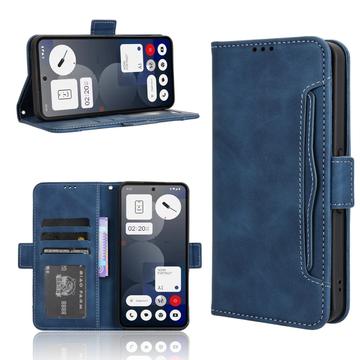 Nothing Phone (3a) Pro kaarthouder portemonnee hoesje - Blauw