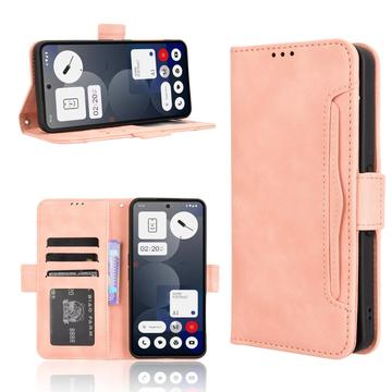 Nothing Phone (3a) Pro kaarthouder portemonnee hoesje - Roze