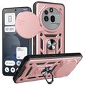 Nothing Phone (3a) Pro Roterende ring hybride hoesje met camera schild