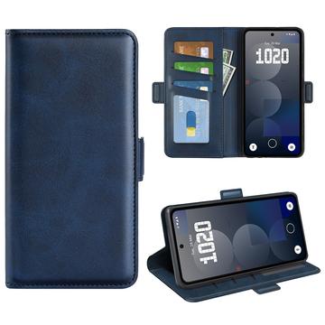 Nothing Phone (3a) Pro Portemonnee Hoesje met Magnetische Sluiting - Kalf Textuur