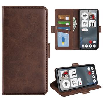 Nothing Phone (3a) Portemonnee Hoesje met Magnetische Sluiting - Kalf Textuur