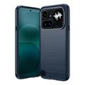 Nothing Phone (4a) Pro Geborsteld TPU Hoesje - Koolstofvezel - Blauw