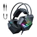 Onikuma X20 gaminghoofdtelefoon - RGB, stereosurroundgeluid, HD-microfoon - zwart