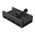 ORICO MH4PU USB-hub met klem - 4x USB 3.0 - Zwart