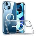 Okkes MagSafe iPhone 14 Hybride Hoesje - Doorzichtig
